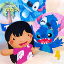 Toppers e enfeites do kit festa Lilo e Stitch para bolo e decoração de mesa