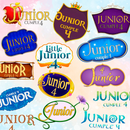 Kit de Logos Editáveis de Princesas – 14 Logos Digitais