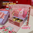 Conjunto completo de la Masterclass Esto es Amor ideal para talleres creativos y decoración romántica