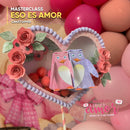 Elementos decorativos y accesorios incluidos en la Masterclass Esto es Amor para personalización creativa