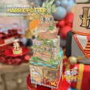 Detalle frontal de la Masterclass Harry Potter mostrando recortes precisos y temática encantada