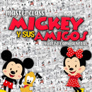 Masterclass Mickey y Sus Amigos con diseños exclusivos y archivos digitales inspirados en los personajes clásicos de Disney
