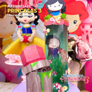 Cajas decorativas de la Masterclass Princesas 3 con ilustraciones inspiradas en princesas clásicas