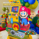 Detalle superior de los proyectos de la Masterclass Super Brothers mostrando acabados coloridos y decorativos