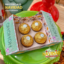 Detalle superior de los proyectos de Una Dulce Navidad mostrando acabados brillantes y decoraciones