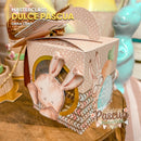 Detalle frontal de la Masterclass Una Dulce Pascua mostrando recortes precisos y colores pastel