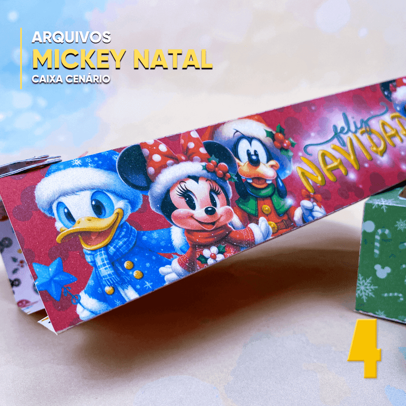 Caja de Semana de Navidad - Caja de Paisaje - Archivo Digital para Cortar