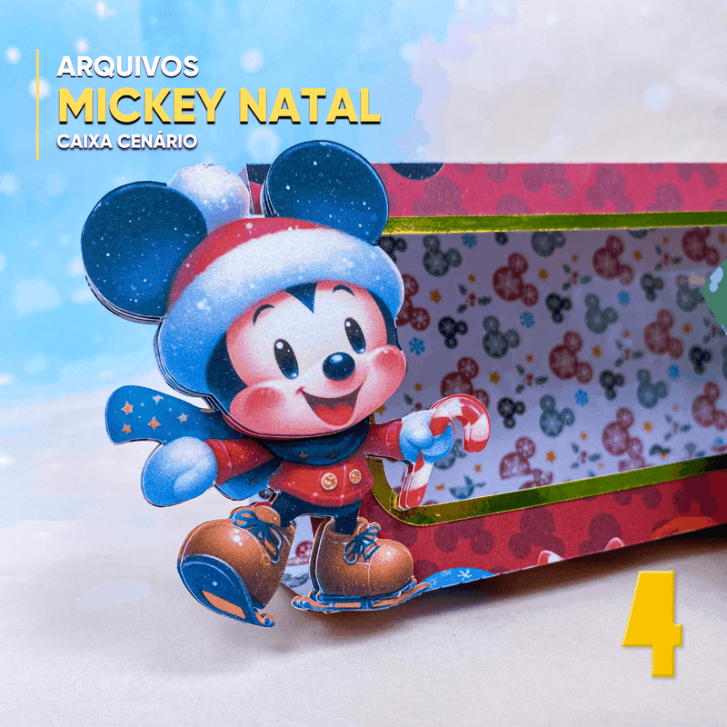Caja de Semana de Navidad - Caja de Paisaje - Archivo Digital para Cortar