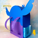 Vista lateral da caixa mochila Lilo e Stitch mostrando o acabamento artesanal e delicado