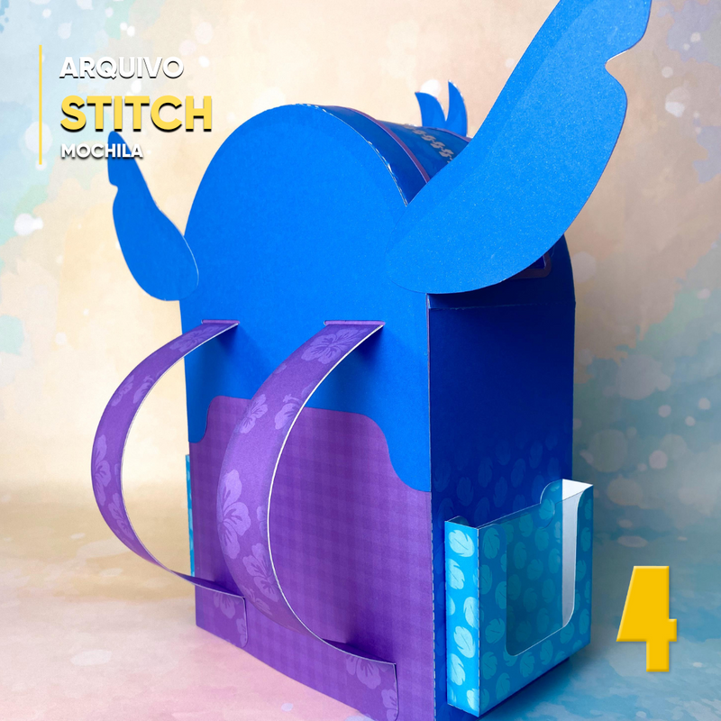 Lilo and Stitch Backpack Box - Digital File for Cutting