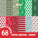 Natal do Mickey – Papéis Digitais