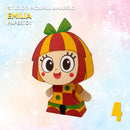 Papertoy Emília inspirado no Sítio do Picapau Amarelo com design colorido e cheio de personalidade