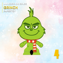 Papertoy Grinch com design natalino divertido inspirado no personagem clássico do Natal