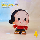 Papertoy Olívia Palito inspirado na personagem clássica dos desenhos com design delicado e elegante