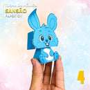 Detalhe frontal do Papertoy Sansão mostrando acabamento preciso, cores vibrantes e estilo artesanal perfeito para colecionadores e amantes de papelaria criativa