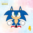 Papertoy Sonic inspirado no famoso ouriço azul com design dinâmico e acabamento artesanal