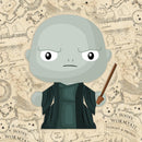 Papertoy Voldemort inspirado no vilão de Harry Potter com design detalhado e estilo sombrio