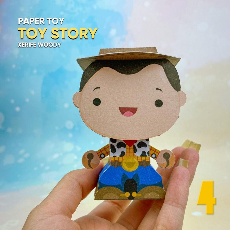 Papertoy Woody – Modelo
