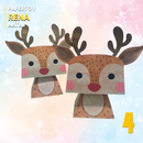 Arquivo Grátis Papertoy Rena – Arquivo Digital para Recorte