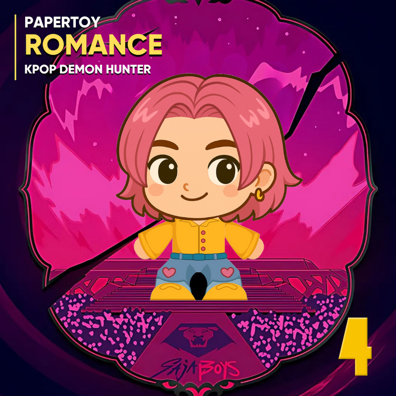 Papertoy Romance - Guerreiras do K-Pop - Arquivo Digital para Recorte