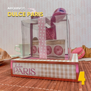 Vista lateral dos projetos da SuperClass Doce Paris com cores suaves e acabamento artesanal