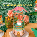 Conjunto completo da SuperClass Guardiões do Bosque ideal para festas temáticas, papelaria criativa e decoração artesanal