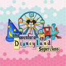 SuperClass Uma Aventura Disneyland com design encantador inspirado no mundo mágico da Disney