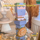 Personagens e figuras mitológicas presentes na SuperClass Uma Magia Grega e Egípcia com traços artísticos e expressivos