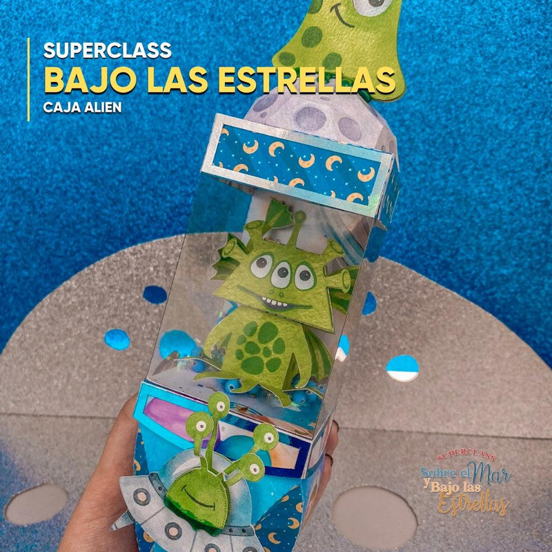 Conjunto completo da SuperClass Sobre o Mar e Abaixo das Estrelas ideal para festas temáticas, papelaria criativa e decoração artesanal